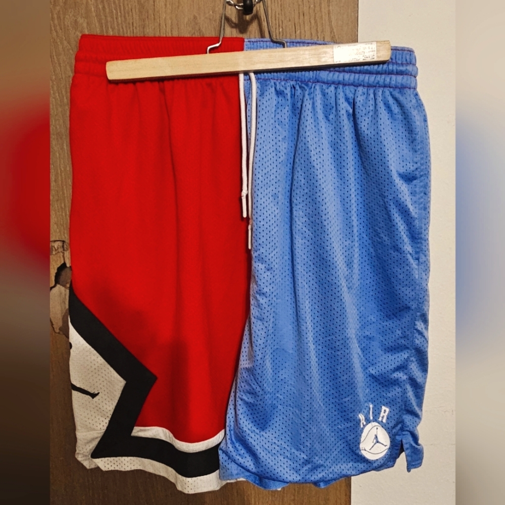Jordan UNC to Chi Shorts(Red and University Blue) -XL